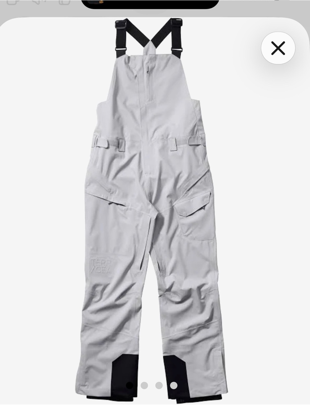 Teal/ Torquoise Snow Bib Overalls with Black Strap Accents